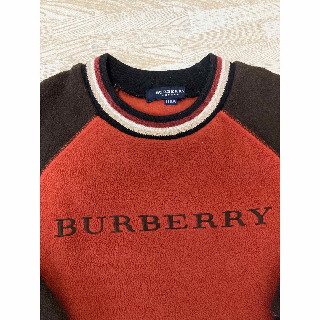 BURBERRY(バーバリー)のバーバリーロンドン　キッズ　110 トップス トレーナー　フリース　兄弟コーデ キッズ/ベビー/マタニティのキッズ服男の子用(90cm~)(ジャケット/上着)の商品写真