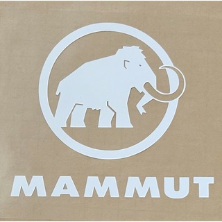 マムート(Mammut)のMAMMUT マムート ステッカー◆白マット◆ホワイト◆(その他)