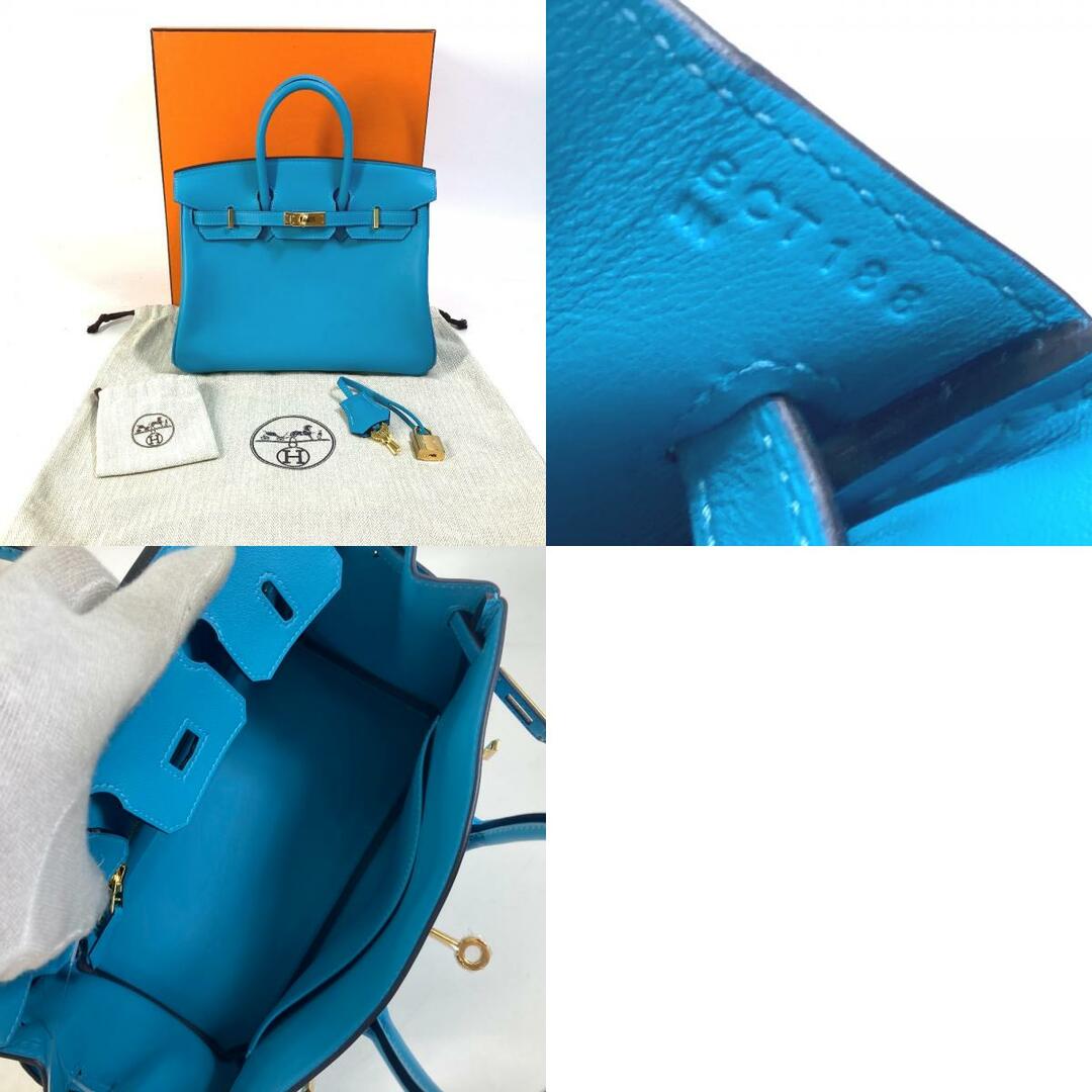 Hermes(エルメス)のエルメス HERMES バーキン25 カバン トートバッグ ハンドバッグ スイフト B刻 ブルーノール ブルー 未使用 レディースのバッグ(ハンドバッグ)の商品写真