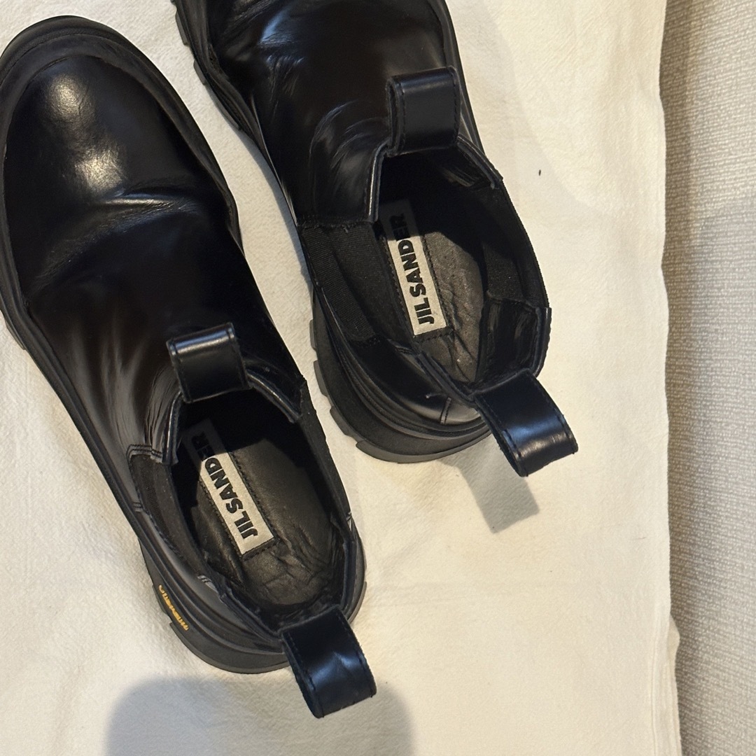 Jil Sander(ジルサンダー)のJil Sander Vibramソールブーツ黒35 レディースの靴/シューズ(ブーツ)の商品写真