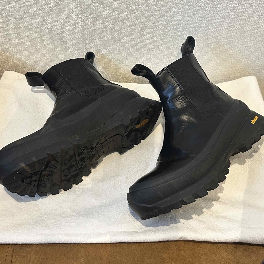 Jil Sander(ジルサンダー)のJil Sander Vibramソールブーツ黒35 レディースの靴/シューズ(ブーツ)の商品写真