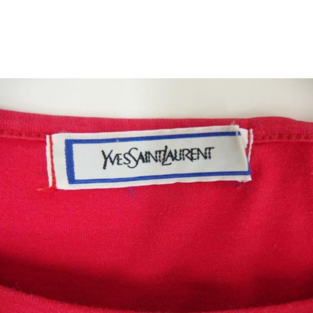 その他<br>YSL サンローラン/SAINT LAURENT ヴィンテージシャツRD/M/レディースインナー/BCランク/82