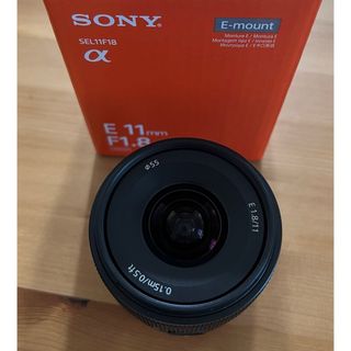 ソニー(SONY)のSONY レンズ E 11mm F1.8 ソニー(レンズ(単焦点))