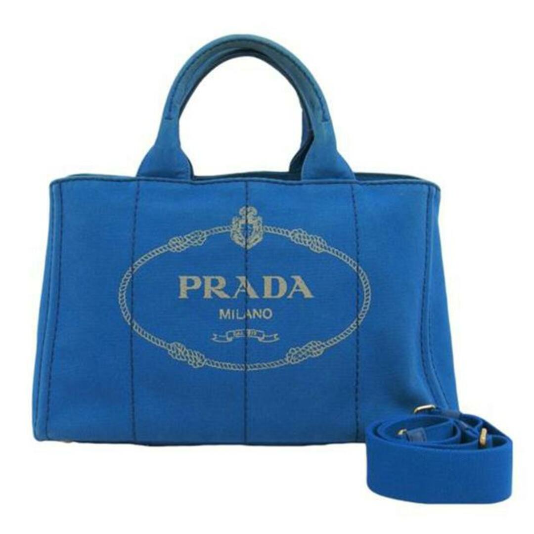 人気】PRADA カナパ 2way ショルダーバッグ トートバッグ ブルー 人気】PRADA カナパ 2way ショルダーバッグ トートバッグ ブルー
