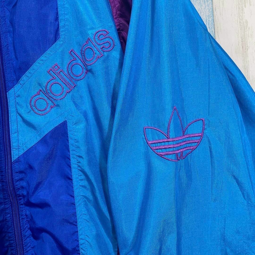 adidas - ビンテージ80Ｓアディダス 万国旗タグ 青系マルチカラー