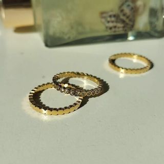 【約13号】316L zirconia triple ring RR042(リング(指輪))