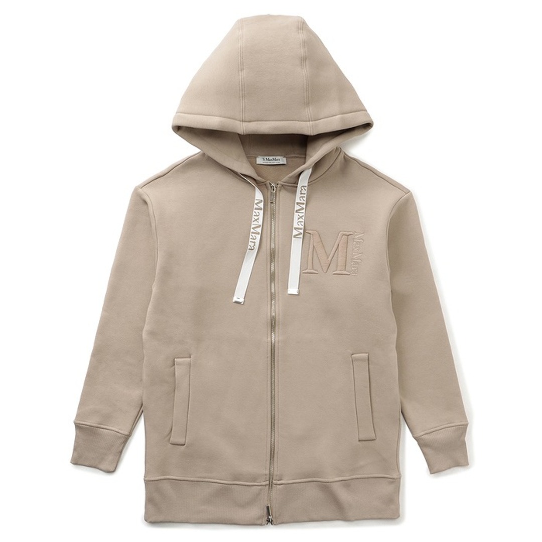 美品  マックスマーラ Max Mara ロゴ コットン ジャージパーカー