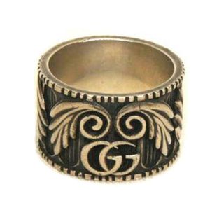 GUCCI グッチ/ダブルGリーフモチーフ925シルバーリング/20/アクセサリー/ABランク/92【中古】(リング(指輪))