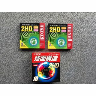 エヌイーシー(NEC)の【新品】フロッピディスク（2HD16枚&2DD7枚）とドライブ（NEC、USB）(PC周辺機器)