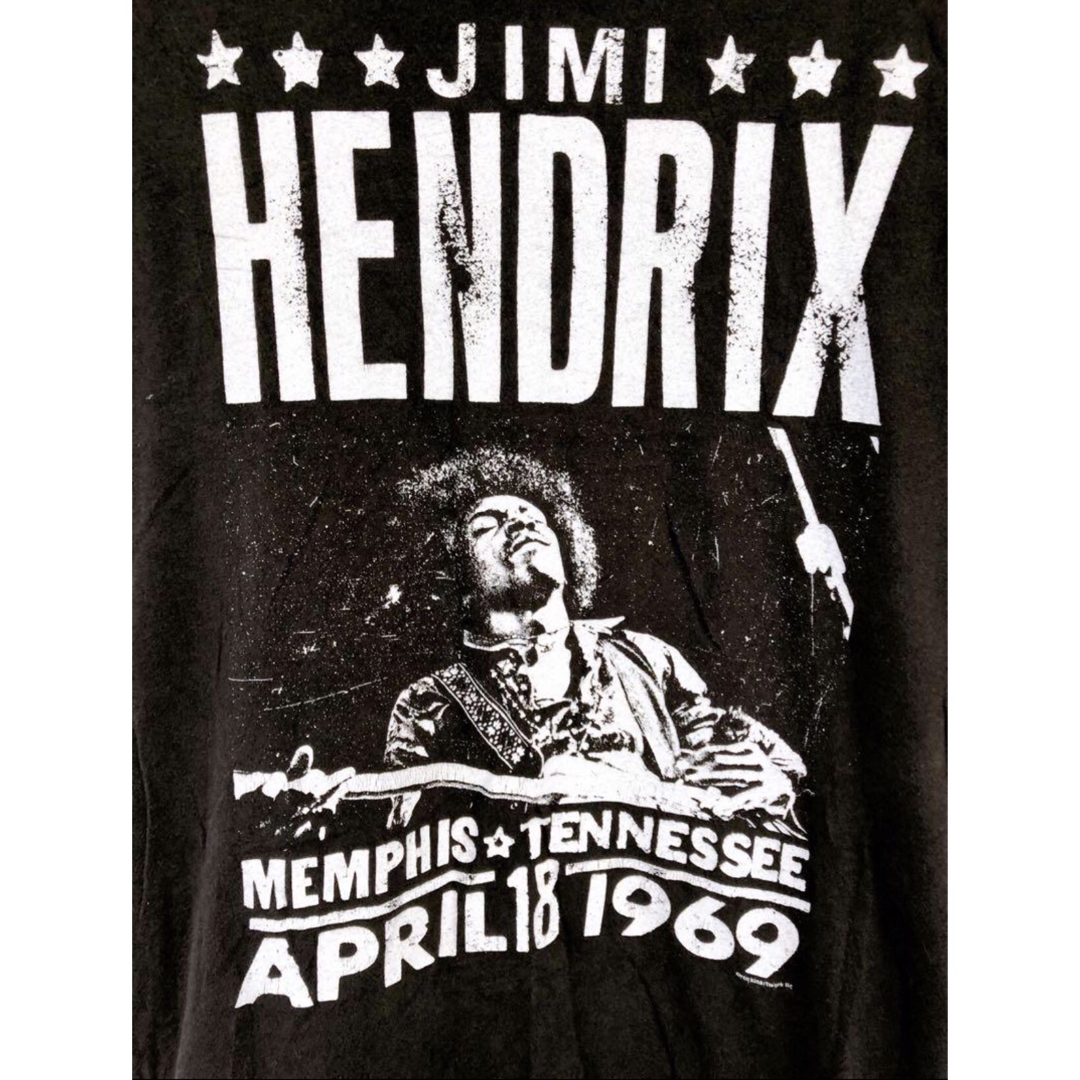 GAP(ギャップ)のJimi Hendrix　ジミ・ヘンドリックス　Tシャツ　M　黒　USA古着 メンズのトップス(Tシャツ/カットソー(半袖/袖なし))の商品写真