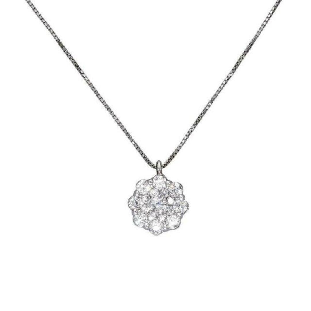 45ｃｍトップサイズ<br>K18WGダイヤネックレス1.02ct/ネックレス/Aランク/03