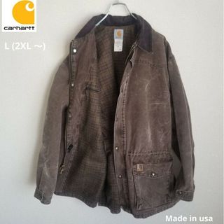 カーハート(carhartt)の古着 Carhartt カーハートコートJK  C52USA製　L(2XL )(カバーオール)