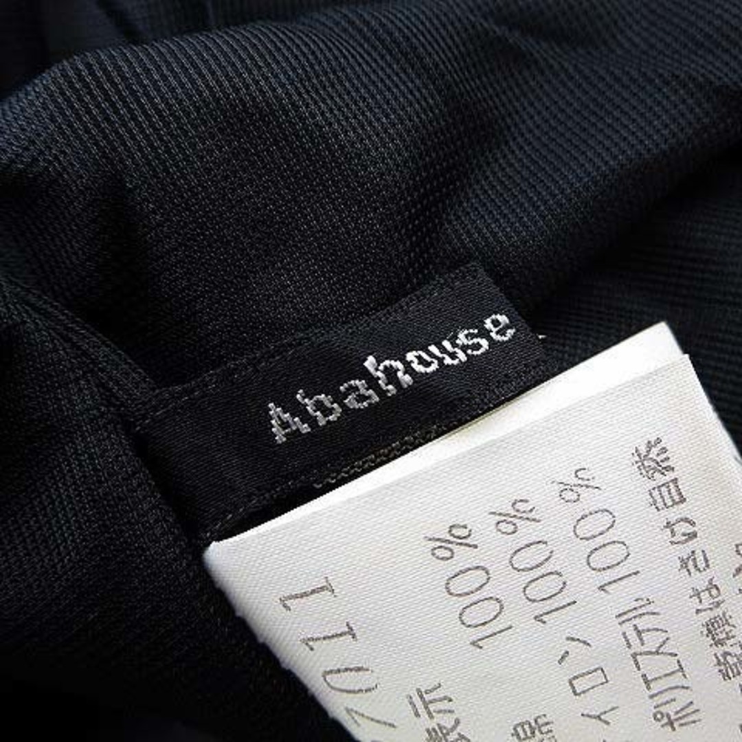 Abahouse Devinette(アバハウスドゥヴィネット)のアバハウス ドゥヴィネット スカート タイト ニット 裾シフォン 切替 M 紺 レディースのスカート(ひざ丈スカート)の商品写真