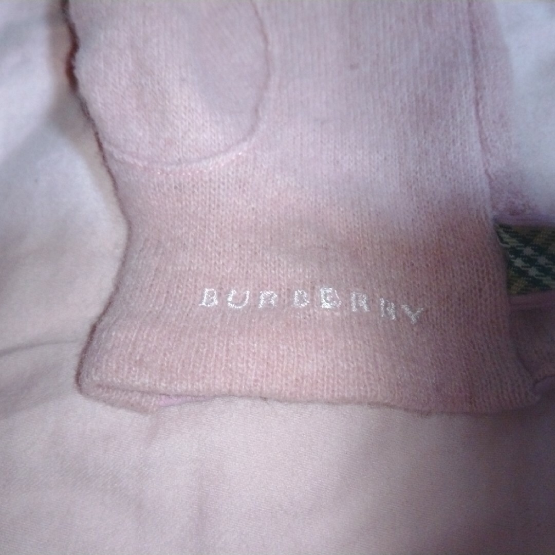 BURBERRY(バーバリー)のバーバリーBURBERRYのピンク色手袋 レディースのファッション小物(手袋)の商品写真