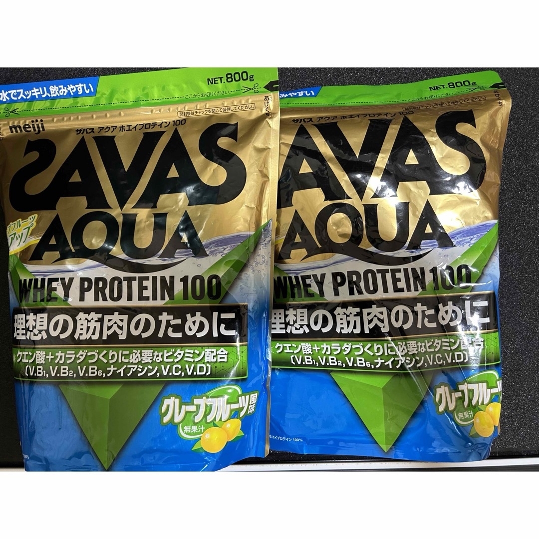 SAVAS(ザバス)の明治ザバス ホエイプロテイン100 専用品7点セット 食品/飲料/酒の健康食品(プロテイン)の商品写真