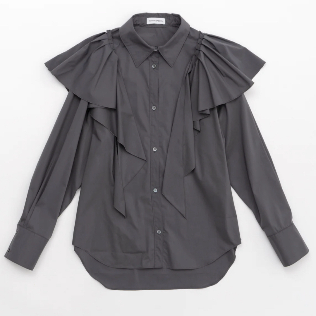 MAISON SPECIAL - 完売品 Big Ruffle Shirt maison special ブラウスの
