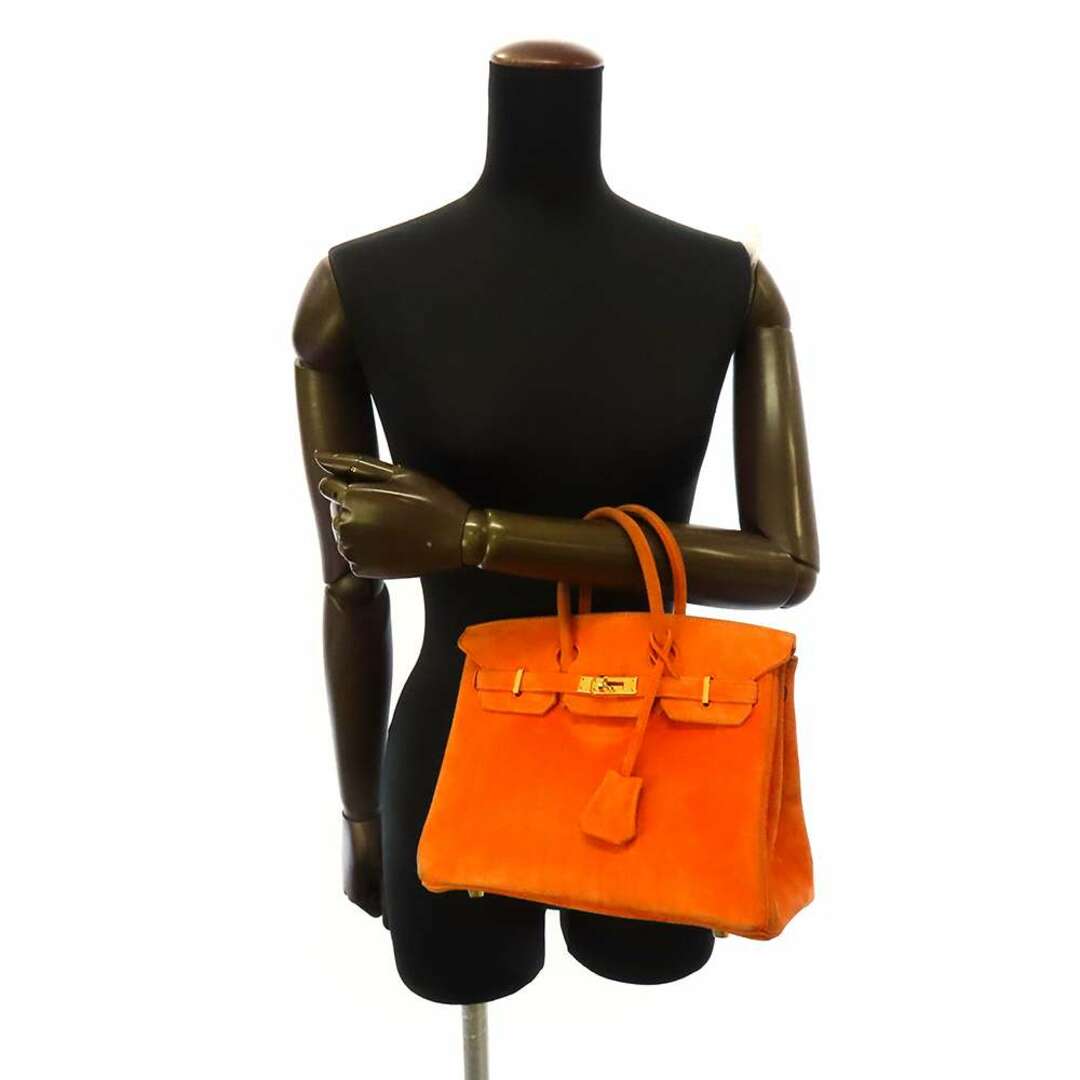 Hermes(エルメス)のエルメス バーキン25 オレンジ/ゴールド金具 ドブリス □H刻印 HERMES Birkin ハンドバッグ レディースのバッグ(ハンドバッグ)の商品写真