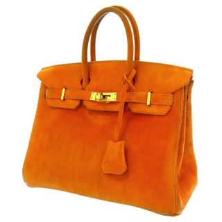 エルメス(Hermes)のエルメス バーキン25 オレンジ/ゴールド金具 ドブリス □H刻印 HERMES Birkin ハンドバッグ(ハンドバッグ)