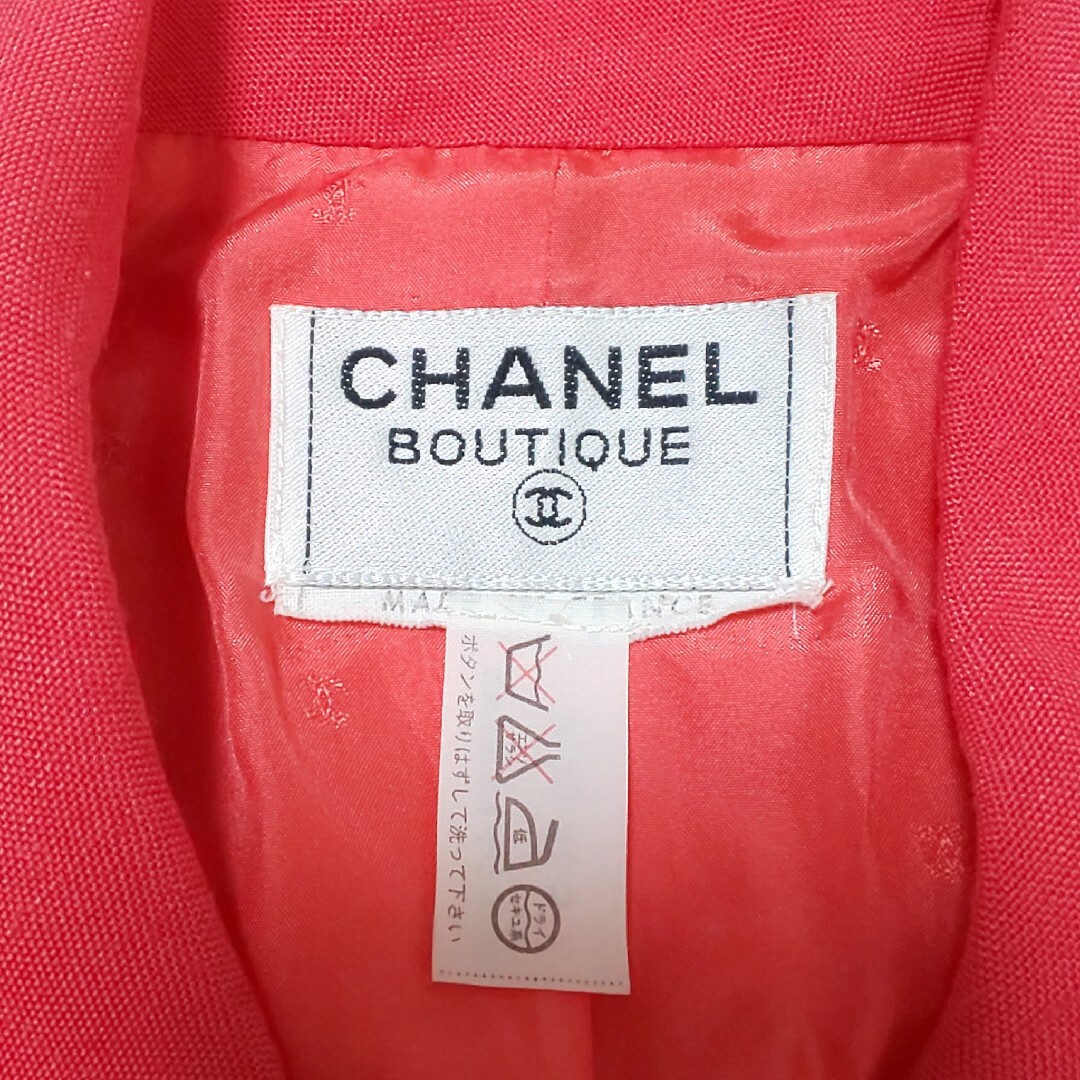 極希少/美品 CHANEL ダブルブレストロングシャツワンピース ココ 極希少/美品 CHANEL ダブルブレストロングシャツワンピース ココ