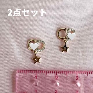 ネイルパーツ　ロゴ♡(デコパーツ)