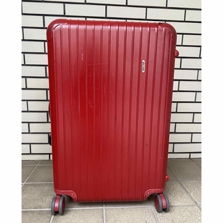 メンテ済み リモワ トランク スーツケース 大容量 サルサ 赤 ポリカーボネート