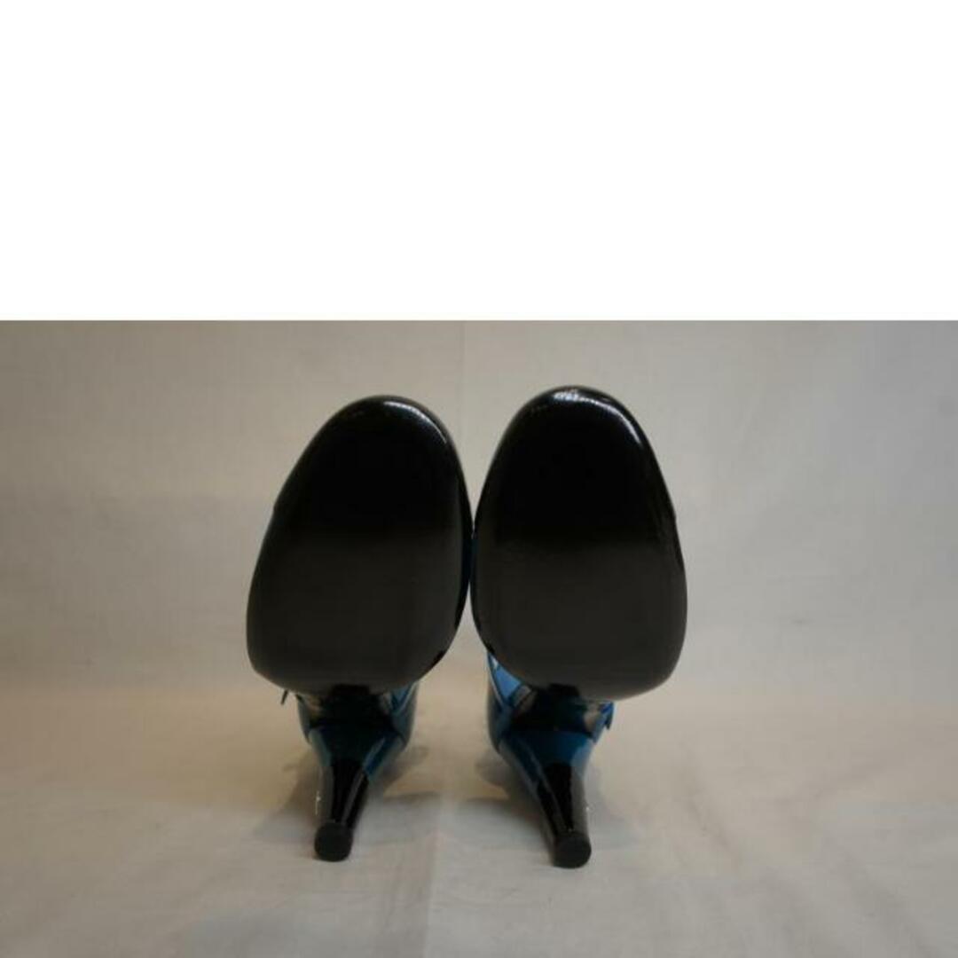 CHANEL シャネル/カミリアエナメルサンダルブルー/37C/シャネル/ABランク/92【中古】 レディースの靴/シューズ(サンダル)の商品写真