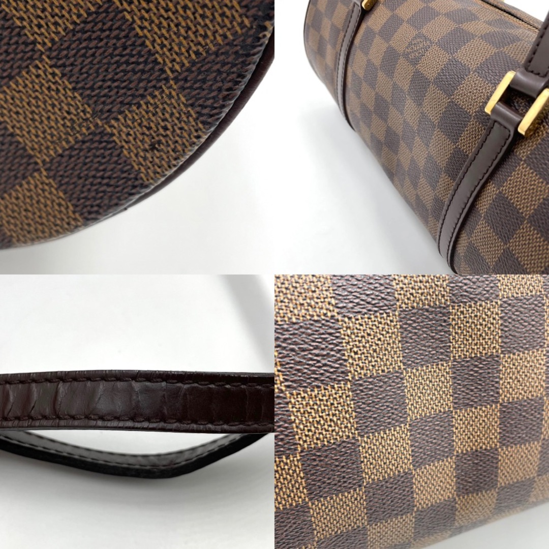 【限定価格】LOUIS VUITTON ルイヴィトン ハンドバッグ ダミエ パピヨン30 ボストンバッグ 鞄 かばん ポーチ付き N51303    ブラウン 茶 ゴールド金具 レディース 定番【品】