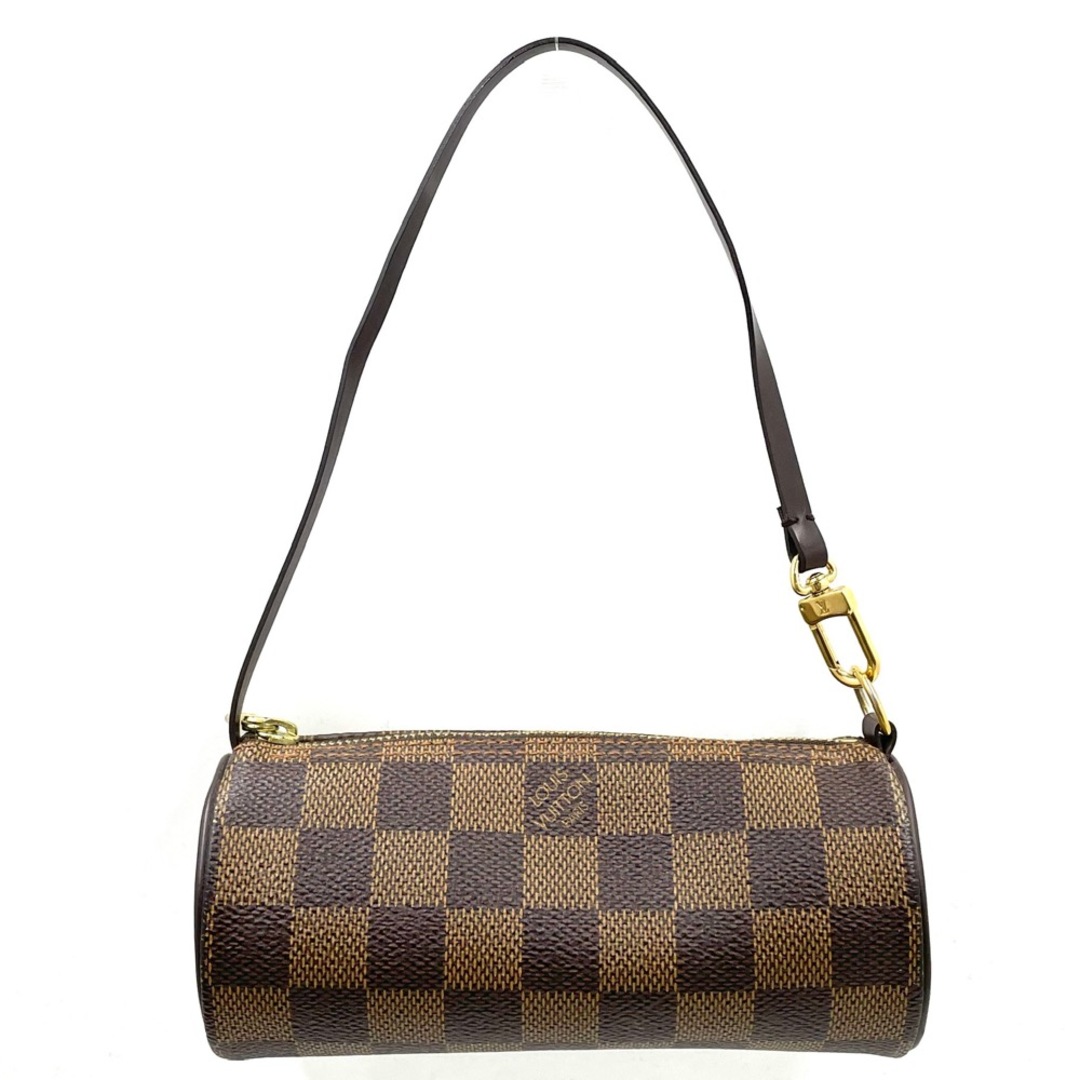 【限定価格】LOUIS VUITTON ルイヴィトン ハンドバッグ ダミエ パピヨン30 ボストンバッグ 鞄 かばん ポーチ付き N51303    ブラウン 茶 ゴールド金具 レディース 定番【品】