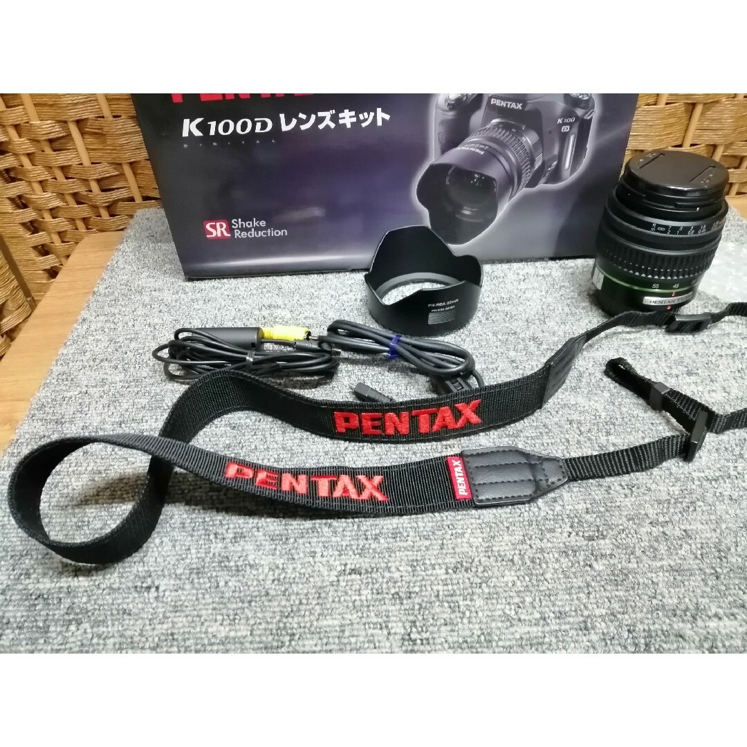 PENTAX(ペンタックス)のPENTAX K100D レンズキット スマホ/家電/カメラのカメラ(デジタル一眼)の商品写真