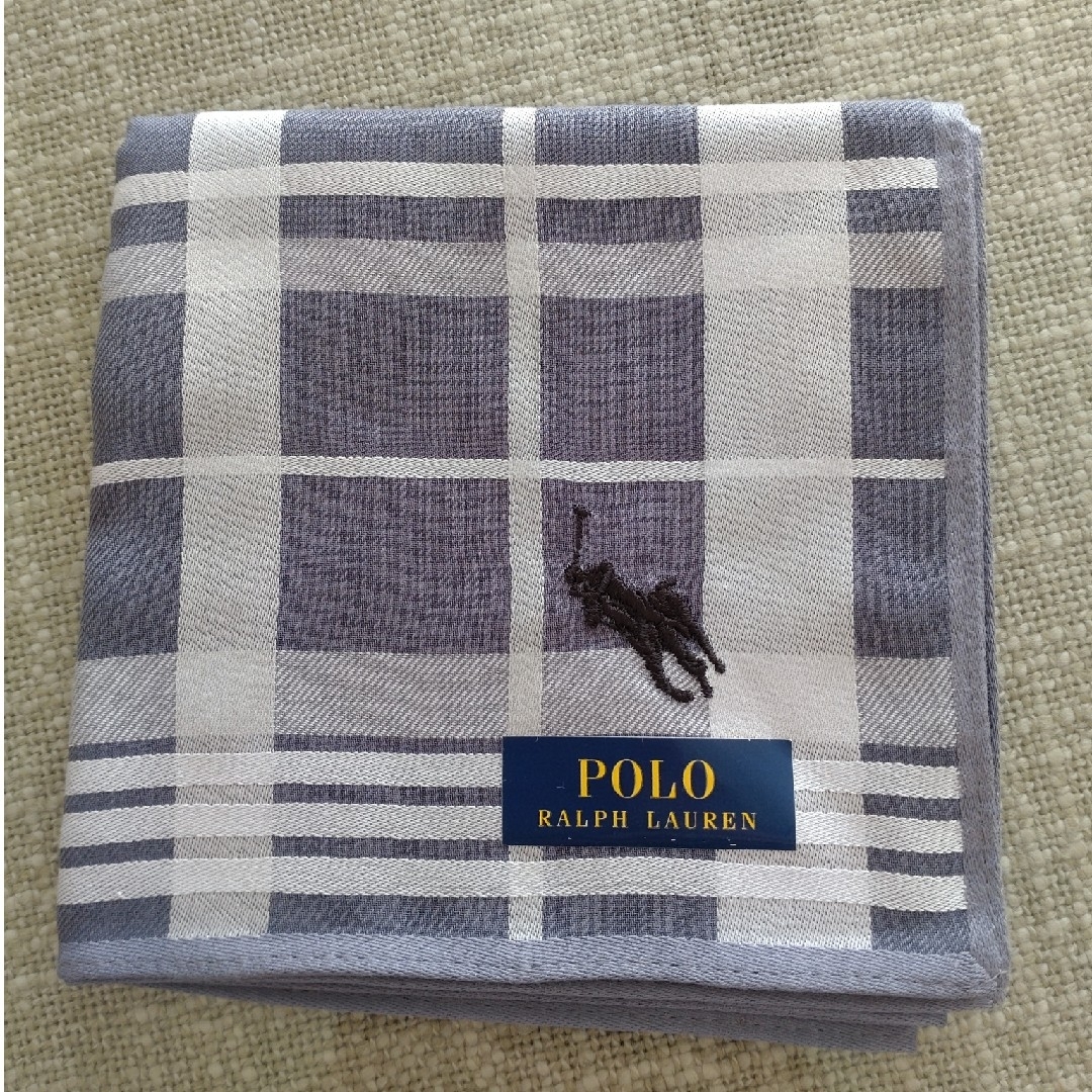 POLO RALPH LAUREN(ポロラルフローレン)のRALPH　LAUREN　ラルフローレン　ハンカチ メンズのファッション小物(ハンカチ/ポケットチーフ)の商品写真