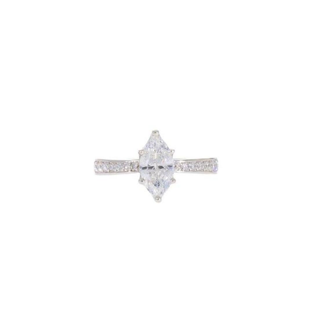 アクセサリー<br>◎PT900ダイヤリング1.005/0.14ct/#10/リング/Aランク/59