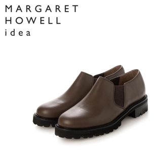 マーガレットハウエル(MARGARET HOWELL)のMARGARET HOWELL ideaタンクソールサイドゴアスリッポン23.0(ローファー/革靴)