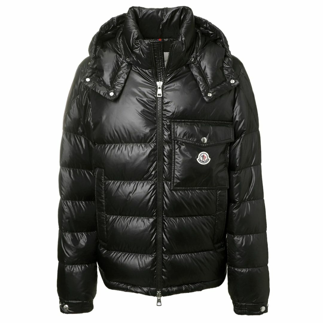 MONCLER(モンクレール)の送料無料 MONCLER モンクレール WOLLASTON 1A00001 595ZZ ブラック ダウンジャケット ブルゾン size 1 メンズのジャケット/アウター(ダウンジャケット)の商品写真