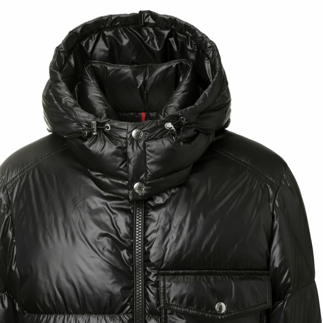 MONCLER(モンクレール)の送料無料 MONCLER モンクレール WOLLASTON 1A00001 595ZZ ブラック ダウンジャケット ブルゾン size 1 メンズのジャケット/アウター(ダウンジャケット)の商品写真