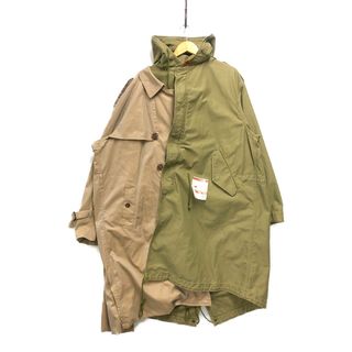 ミハラヤスヒロ(MIHARAYASUHIRO)のMaison MIHARA YASUHIRO メゾン ミハラヤスヒロ 品番 A07CT041 Single Draped M51 Coat デザイン コート カーキ 3 正規品 / 32685(その他)