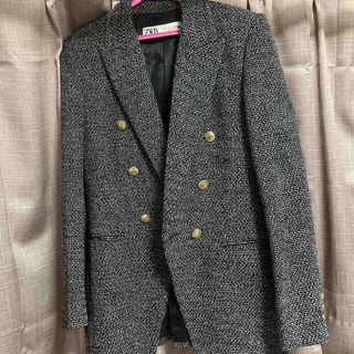 ザラ(ZARA)のZARA 黒 ジャケット(テーラードジャケット)