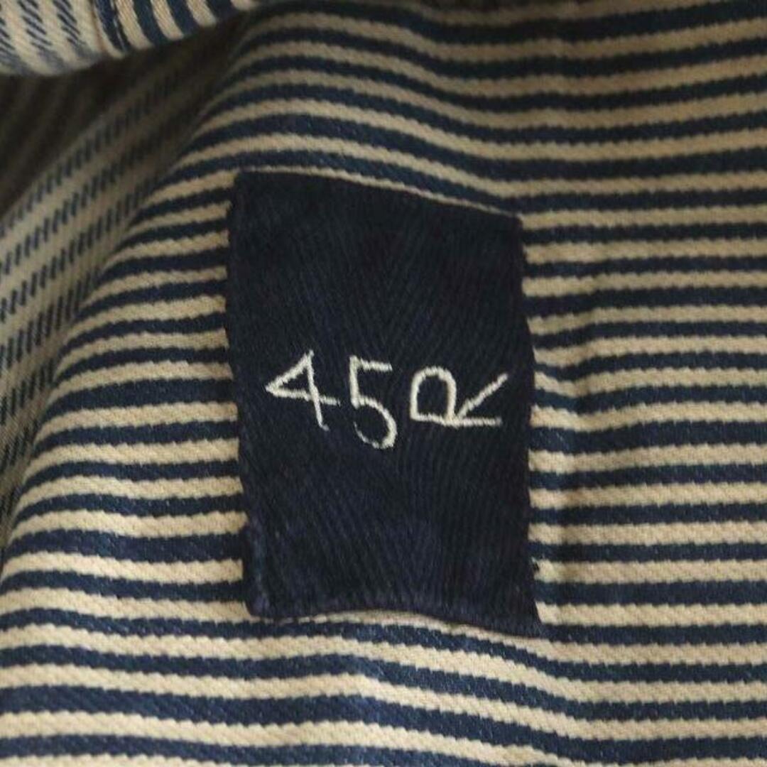 45R(フォーティファイブアール)のフォーティーファイブアールピーエム ヒッコリーデニム 908ALL 2 M 紺 レディースのジャケット/アウター(その他)の商品写真