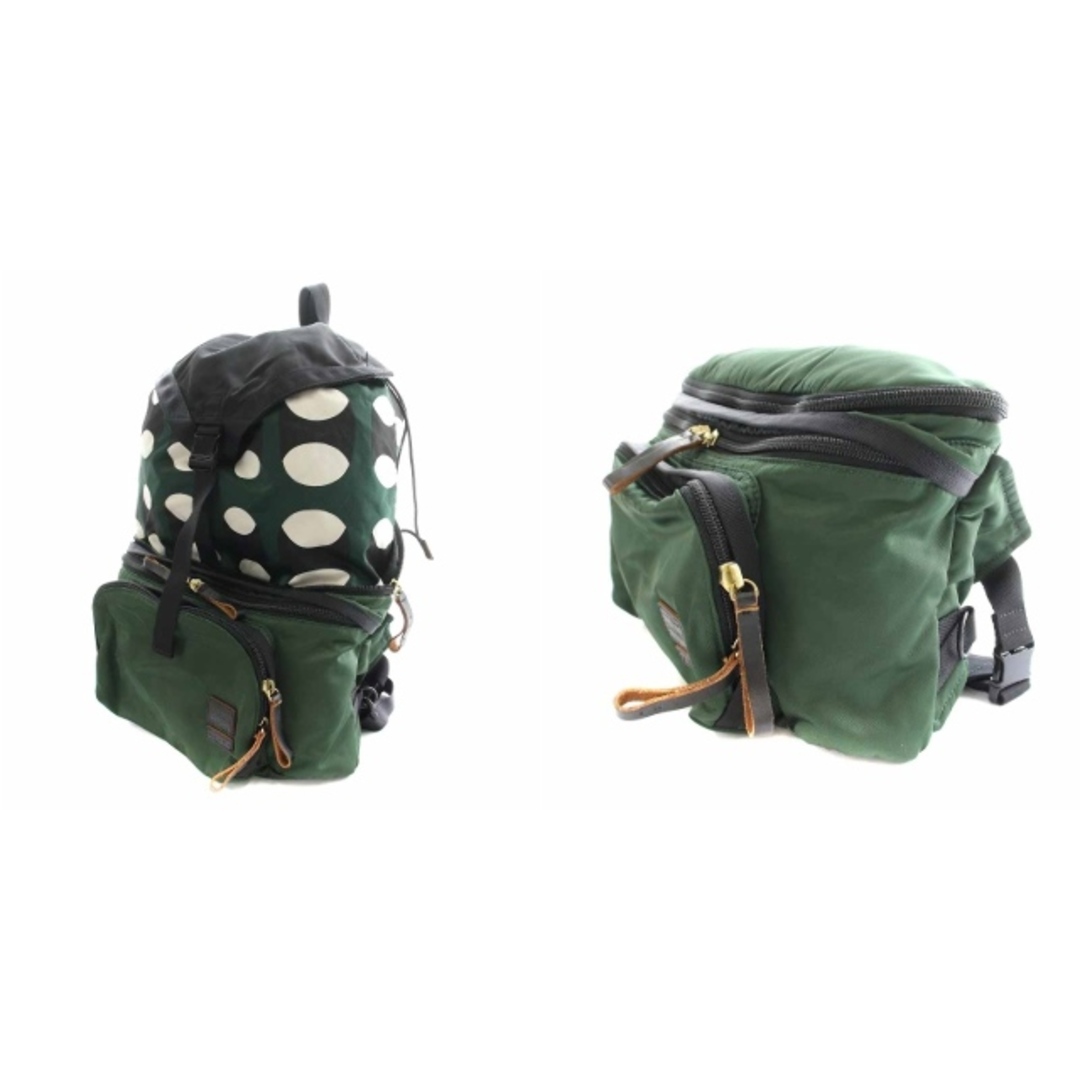 PORTER(ポーター)のPORTER MARNI 2WAY RUCK SHOULDER BAG 緑 メンズのバッグ(バッグパック/リュック)の商品写真