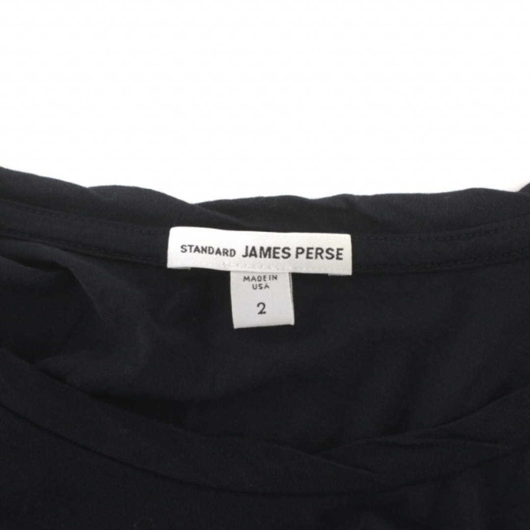 JAMES PERSE(ジェームスパース)のジェームスパース Tシャツ カットソー タンクトップ クルーネック 2 M 紺 レディースのトップス(タンクトップ)の商品写真