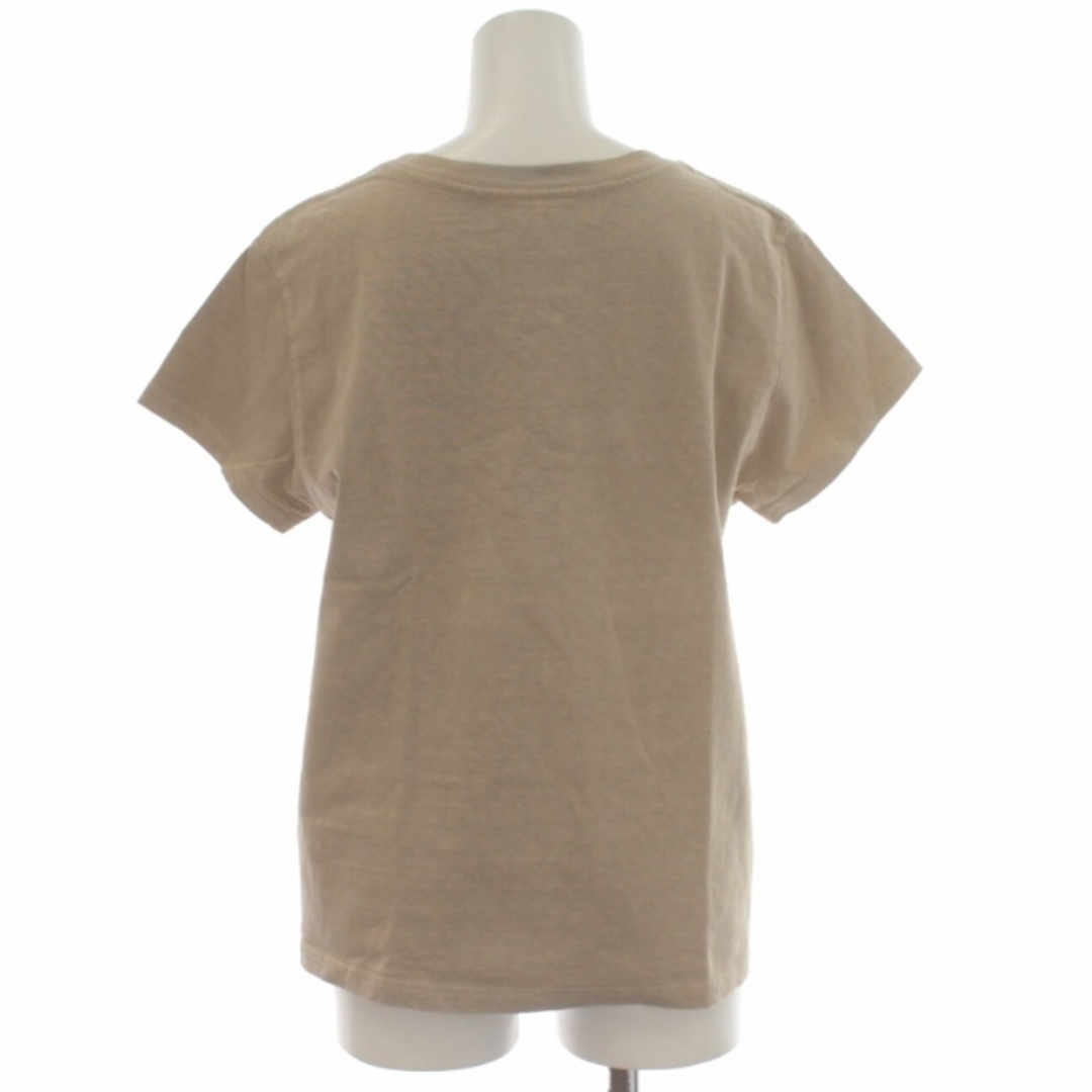 REMI RELIEF(レミレリーフ)のレミレリーフ Tシャツ カットソー 半袖 クルーネック コットン F ベージュ レディースのトップス(Tシャツ(半袖/袖なし))の商品写真