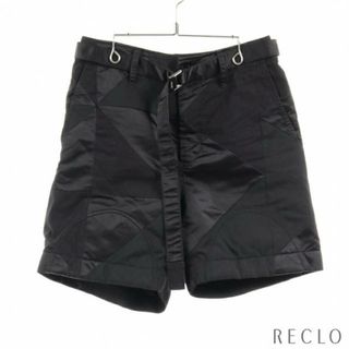 サカイ(sacai)のDocking Short Pants ドッキング ショート パンツ ブラック 切替(ショートパンツ)