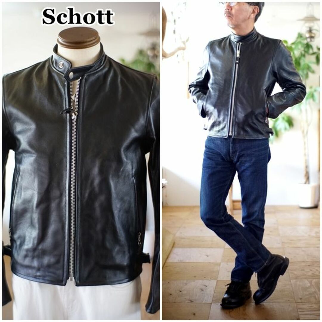 schott シングルライダース M