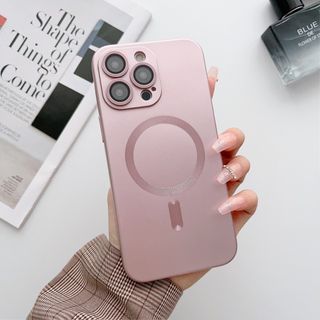 Magsafe対応 iPhone16ケース15 Proもあり ピンク マグセーフ(iPhoneケース)