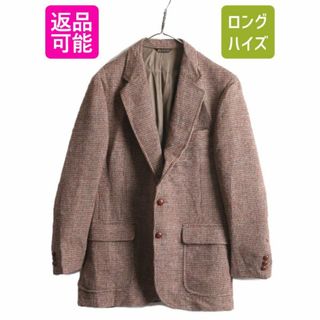 ハリスツイード(Harris Tweed)の80s USA製 Wallachs ハリスツイード テーラード ジャケット M(テーラードジャケット)