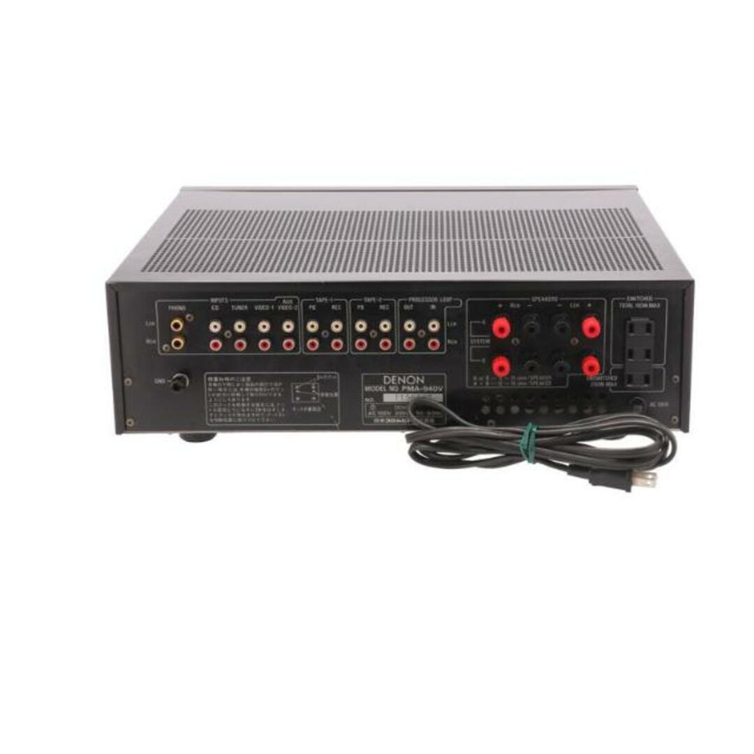 DENON デノン/プリメインアンプ/PMA-940V/1156667/ピュア DENON デノン/プリメインアンプ/PMA-940V/1156667/ピュア