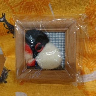 aya kingflyさんのハンドメイド ♪ 文鳥 立体 壁掛けです♪(インテリア雑貨)