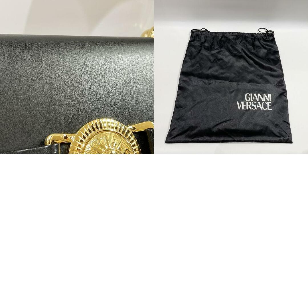 Gianni Versace(ジャンニヴェルサーチ)のGianni Versace サンバースト トップハンドル フラワープリント 2WAY ハンドバッグ PVC レザー レディースのバッグ(ハンドバッグ)の商品写真