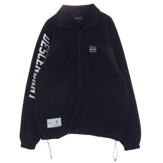 ディセンダント(DESCENDANT)のDESCENDANT ディセンダント ジャケット 192ATDS-CSM33 TERRACE ZIP UP JERSEY LS テラス ジップ アップ ジャージ トラック ジャケット ブラック系 1【中古】(その他)