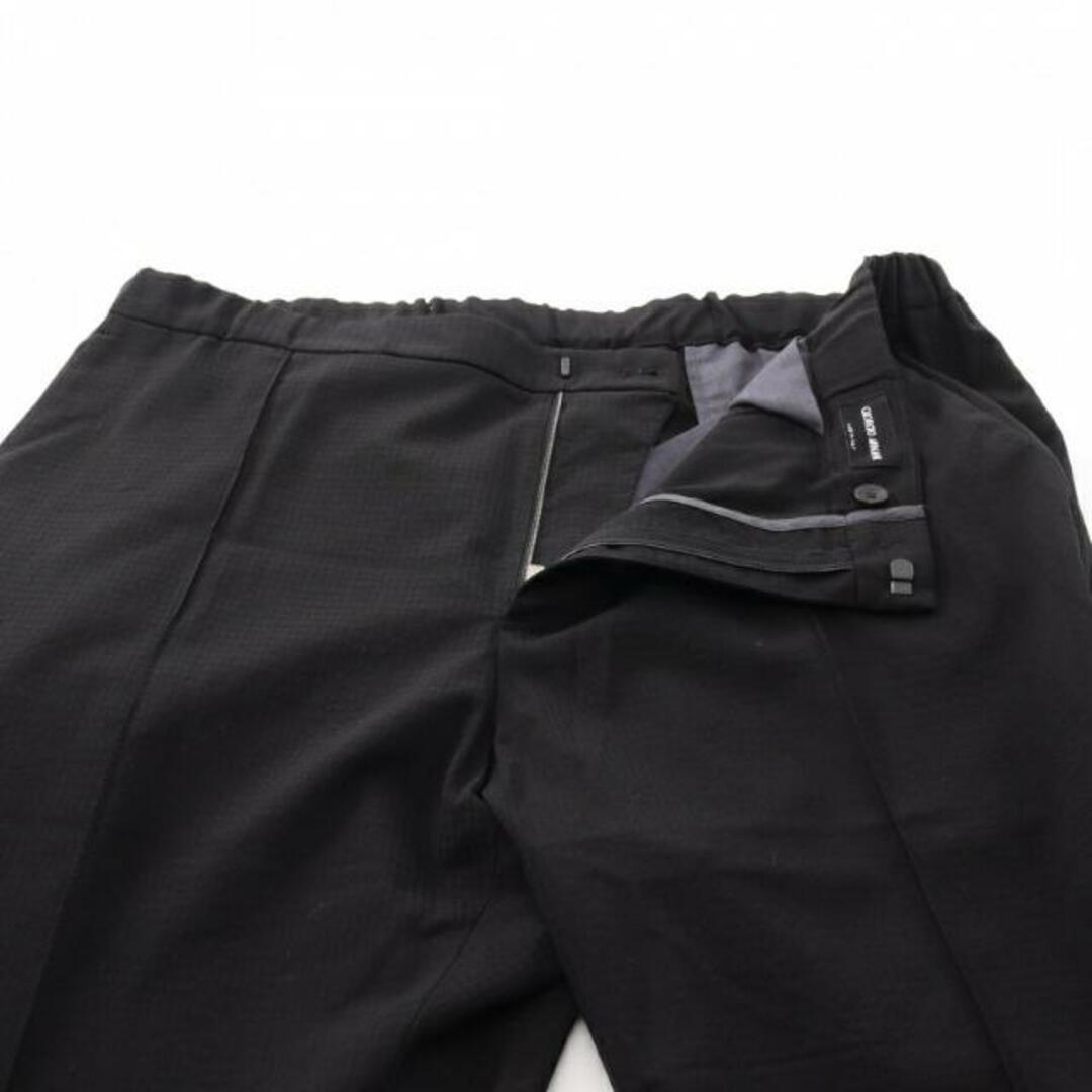 Giorgio Armani(ジョルジオアルマーニ)の イージーパンツ ウール ブラック メンズのパンツ(その他)の商品写真