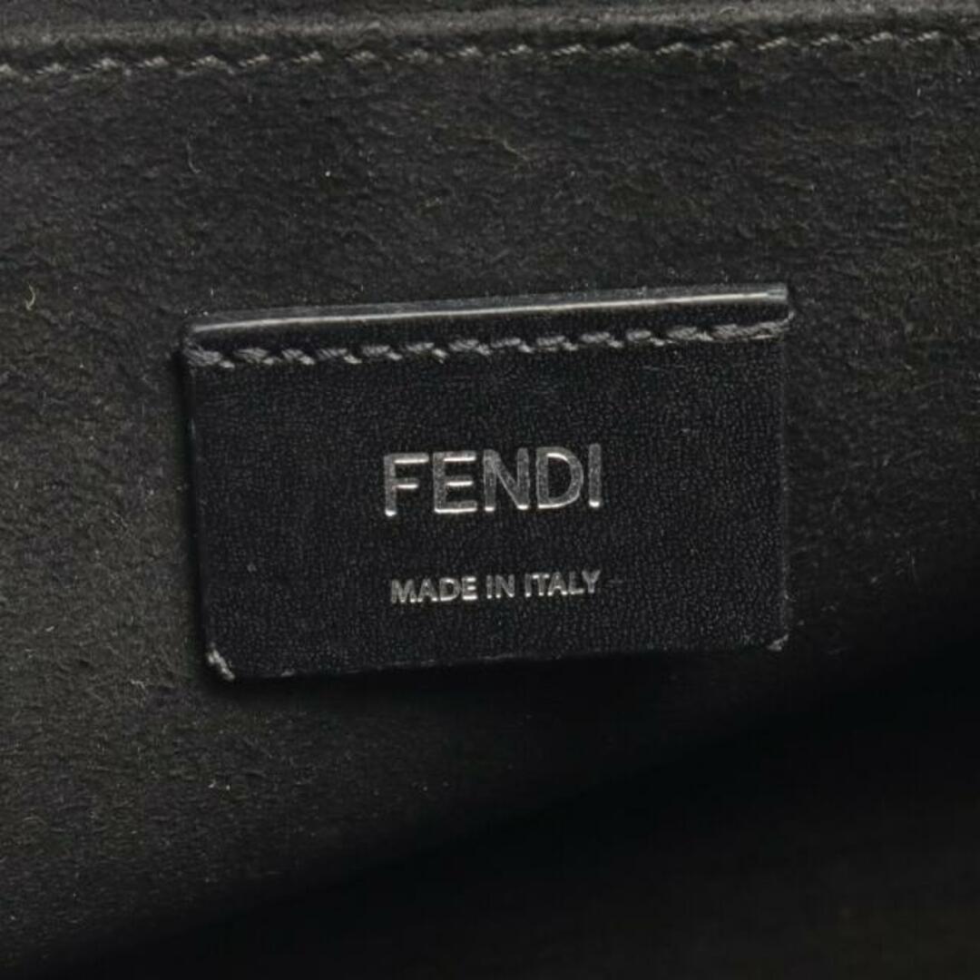 FENDI(フェンディ)のフラット スリム クラッチバッグ レザー ブラック レディースのバッグ(クラッチバッグ)の商品写真